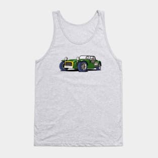 Caterham 7 in green and yellow Tank Top